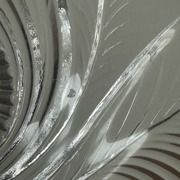 Vintage Cristal D'arques-Durand Chinon 24% Lead Crystal 12" Flower Salad Bowl - Picture 6 of 8